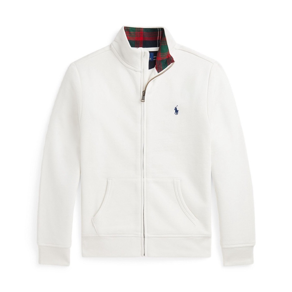 NWT Polo Ralph Lauren Big Boys Brushed Fleece Full-Zip Sweatshirt